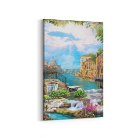 Olla 13629D Doğa Manzara Görseli Dikey 20x30 cm Kanvas Tablo