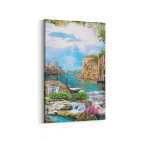 Olla 13629D Doğa Manzara Görseli Dikey 20x30 cm Kanvas Tablo