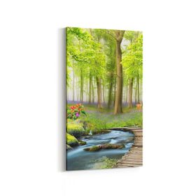 Olla 13633DD Doğa Manzara Görseli Dikey Dar 30x60 cm Kanvas Tablo