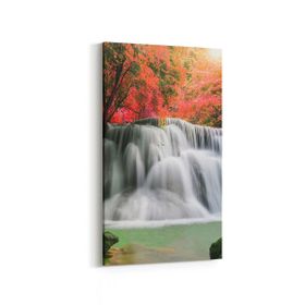 Olla 13635DD Doğa Manzara Görseli Dikey Dar 30x60 cm Kanvas Tablo