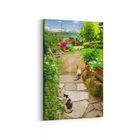 Olla 13636D Doğa Manzara Görseli Dikey 20x30 cm Kanvas Tablo