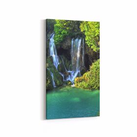Olla 13640DD Doğa Manzara Görseli Dikey Dar 30x60 cm Kanvas Tablo
