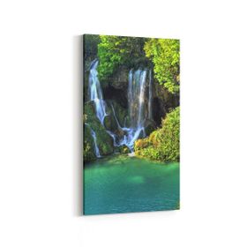 Olla 13640DD Doğa Manzara Görseli Dikey Dar 30x60 cm Kanvas Tablo