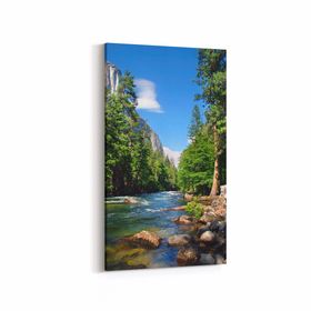 Olla 13641DD Doğa Manzara Görseli Dikey Dar 30x60 cm Kanvas Tablo
