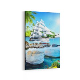 Olla 13642D Doğa Manzara Görseli Dikey 20x30 cm Kanvas Tablo