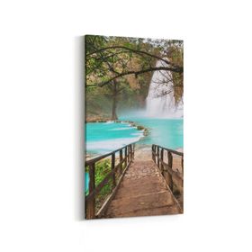 Olla 13643DD Doğa Manzara Görseli Dikey Dar 30x60 cm Kanvas Tablo