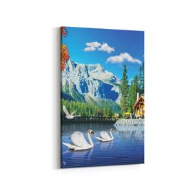 Olla 13649D Doğa Manzara Görseli Dikey 20x30 cm Kanvas Tablo