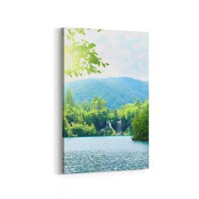 Olla 13654D Doğa Manzara Görseli Dikey 20x30 cm Kanvas Tablo