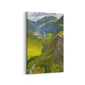 Olla 13665D Doğa Manzara Görseli Dikey 20x30 cm Kanvas Tablo