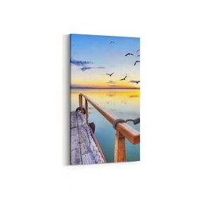 Olla 13672DD Doğa Manzara Görseli Dikey Dar 30x60 cm Kanvas Tablo