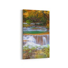 Olla 13705DD Doğa Manzara Görseli Dikey Dar 30x60 cm Kanvas Tablo