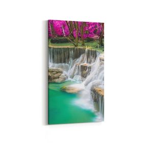 Olla 13741DD Doğa Manzara Görseli Dikey Dar 30x60 cm Kanvas Tablo