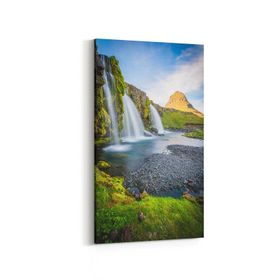 Olla 13772DD Doğa Manzara Görseli Dikey Dar 30x60 cm Kanvas Tablo