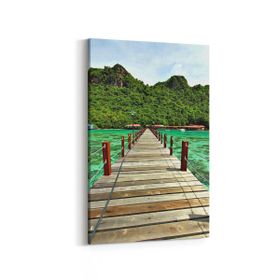 Olla 13784D Doğa Manzara Görseli Dikey 20x30 cm Kanvas Tablo