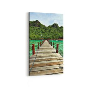 Olla 13784DD Doğa Manzara Görseli Dikey Dar 30x60 cm Kanvas Tablo