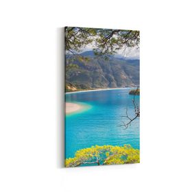Olla 13794DD Doğa Manzara Görseli Dikey Dar 30x60 cm Kanvas Tablo