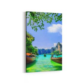 Olla 13800D Doğa Manzara Görseli Dikey 20x30 cm Kanvas Tablo