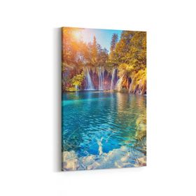 Olla 13813D Doğa Manzara Görseli Dikey 20x30 cm Kanvas Tablo