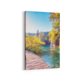 Olla 13817D Doğa Manzara Görseli Dikey 20x30 cm Kanvas Tablo