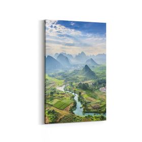 Olla 13901D Doğa Manzara Görseli Dikey 20x30 cm Kanvas Tablo