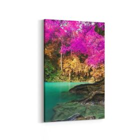 Olla 13915D Doğa Manzara Görseli Dikey 20x30 cm Kanvas Tablo