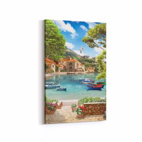 Olla 13925D Doğa Manzara Görseli Dikey 20x30 cm Kanvas Tablo