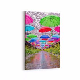 Olla 13994D Doğa Manzara Görseli Dikey 20x30 cm Kanvas Tablo