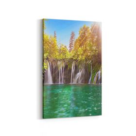 Olla 14072D Doğa Manzara Görseli Dikey 20x30 cm Kanvas Tablo