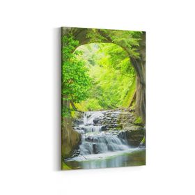 Olla 14336D Doğa Manzara Görseli Dikey 20x30 cm Kanvas Tablo