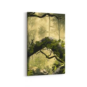 Olla 14343D Doğa Manzara Görseli Dikey 20x30 cm Kanvas Tablo