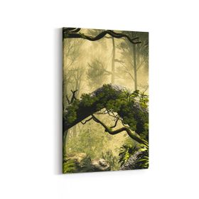 Olla 14343D Doğa Manzara Görseli Dikey 20x30 cm Kanvas Tablo