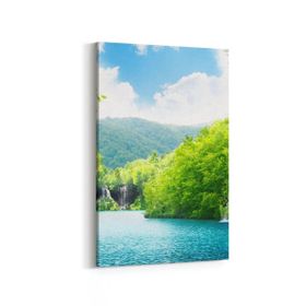 Olla 14407D Doğa Manzara Görseli Dikey 20x30 cm Kanvas Tablo