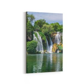 Olla 14438D Doğa Manzara Görseli Dikey 20x30 cm Kanvas Tablo