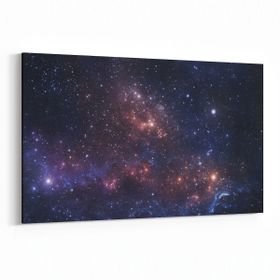 Olla 14644Y Gece Gökyüzü Görseli Yatay 30x20 cm Kanvas Tablo
