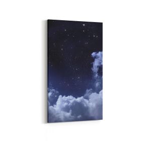 Olla 14656DD Gece Gökyüzü Görseli Dikey Dar 30x60 cm Kanvas Tablo