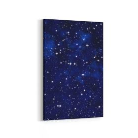 Olla 14666D Gece Gökyüzü Görseli Dikey 20x30 cm Kanvas Tablo
