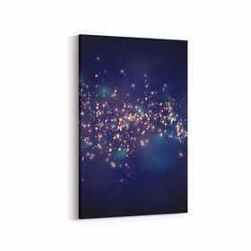Olla 14675D Gece Gökyüzü Görseli Dikey 20x30 cm Kanvas Tablo