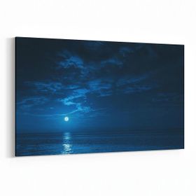 Olla 14679Y Gece Gökyüzü Görseli Yatay 30x20 cm Kanvas Tablo