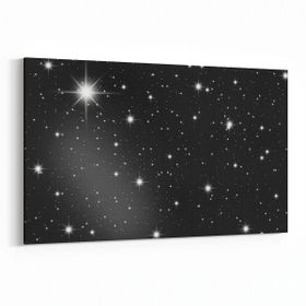 Olla 14684Y Gece Gökyüzü Görseli Yatay 30x20 cm Kanvas Tablo