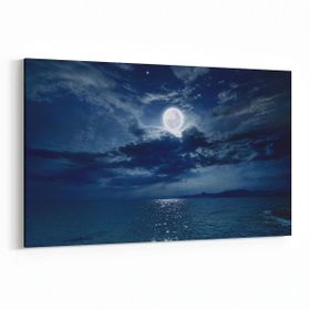 Olla 14690Y Gece Gökyüzü Görseli Yatay 30x20 cm Kanvas Tablo