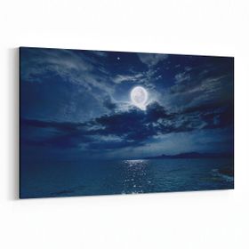 Olla 14690Y Gece Gökyüzü Görseli Yatay 30x20 cm Kanvas Tablo