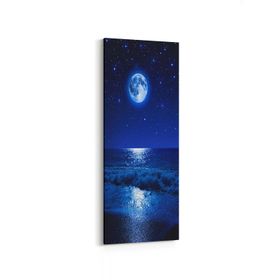 Olla 14697DI Gece Gökyüzü Görseli Dikey İnce 30x90 cm Kanvas Tablo