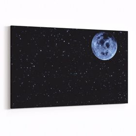 Olla 14699Y Gece Gökyüzü Görseli Yatay 30x20 cm Kanvas Tablo