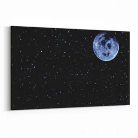 Olla 14699Y Gece Gökyüzü Görseli Yatay 30x20 cm Kanvas Tablo