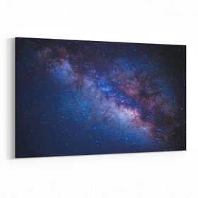 Olla 14719Y Gece Gökyüzü Görseli Yatay 30x20 cm Kanvas Tablo