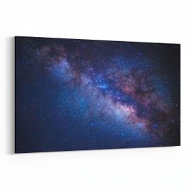 Olla 14719Y Gece Gökyüzü Görseli Yatay 30x20 cm Kanvas Tablo
