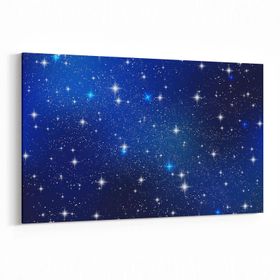 Olla 14725Y Gece Gökyüzü Görseli Yatay 30x20 cm Kanvas Tablo