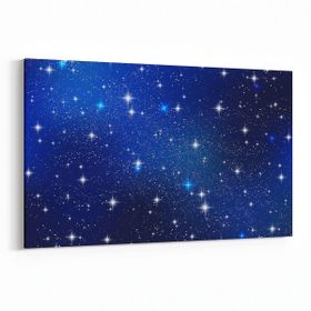 Olla 14725Y Gece Gökyüzü Görseli Yatay 30x20 cm Kanvas Tablo