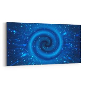 Olla 14730YD Gece Gökyüzü Görseli Yatay Dar 60x30 cm Kanvas Tablo