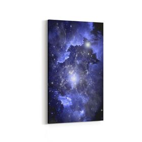 Olla 14732DD Gece Gökyüzü Görseli Dikey Dar 30x60 cm Kanvas Tablo